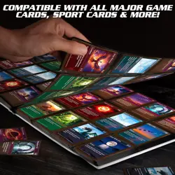 Monster XL White Zodiac 12 Pocket Trading Card Album Binder Holds 480 TCG Cards - Image 5