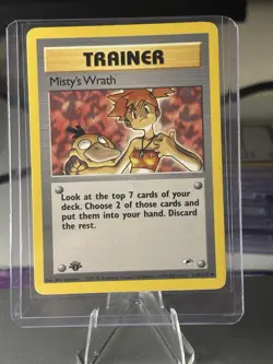 Pokemon TCG: MISTY'S WRATH 114/132 1st Edition (2000 Gym Heroes)- LP - Image 1