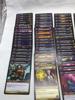 Lot Of (74) Wow TCG Icecrown Paladin Warrior Warlock Rare Uncommon Common Cards - Image 5