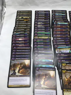 Lot Of (83) Wow TCG Icecrown Priest Druid Rogue Rare Uncommon Common Cards - Image 5