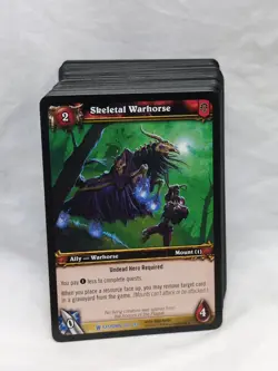 Lot Of (84) Wow TCG Icecrown Horde Ally Rare Uncommon Common Cards - Image 1