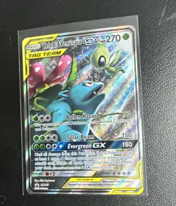 Celebi & Venusaur GX SM167 Sun & Moon Tag Team Black Star Promo Pokemon NM/MINT - Image 2