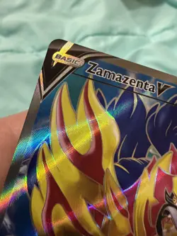 Zamazenta V 163/172 Ultra Rare Brilliant Stars Pokemon Card Near Mint - Image 2