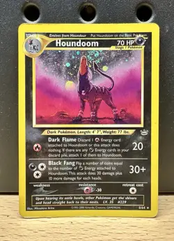 Houndoom 08/64 Neo Revelation Holo Rare Unlimited TCG Card - Image 1