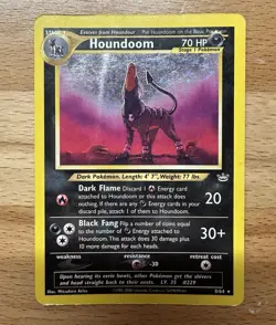 Houndoom 08/64 Neo Revelation Holo Rare Unlimited TCG Card - Image 2