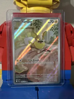 Yamper 099/094 Me02: Phantasmal Flames Full Art Ultra Rare Holo Pokemon Card NM - Image 1