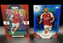 Arsenal 2- Card lot Numbered Cards Gabriel Jesus /75 Topps Chrome Emile Rowe /99 - Image 1