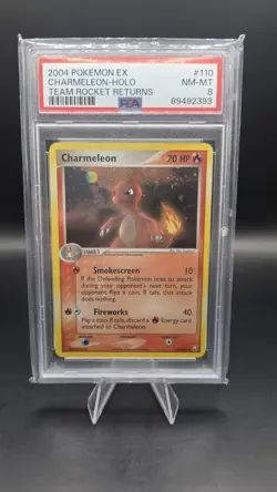 Charmeleon 110/109 — PSA 8 — EX Team Rocket Returns — Secret Rare Pokemon Card - Image 1