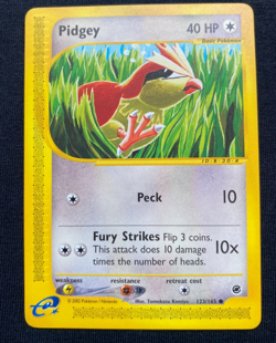 Pokemon TCG Pidgey Expedition Base Set 123/165 Regular Common Non Holo - (NM/LP) - Image 1