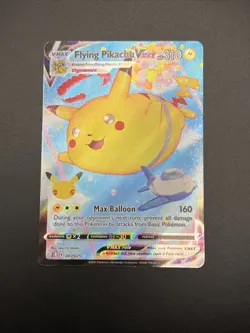 Flying Pikachu VMAX - 007/025 - Pokemon Celebrations Sword Shield Rare Card NM - Image 3