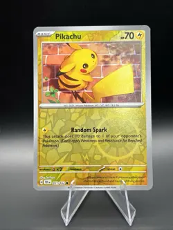 Pokemon Pikachu TCG SV-Temporal Forces #51/162 Common Reverse Holo Card - Image 1