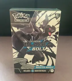 Pokemon TCG Scarlet & Violet—Black Bolt Booster Bundle Box 6 Packs 60 Cards - Image 1