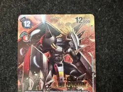 Digimon Card BlackWarGreymon 3-On-3 Champion Foil BT8-070 New Awakening - Image 2