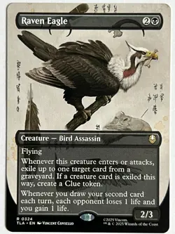 Raven Eagle (Borderless) - Avatar: the Last Airbender - NM - Rare - MTG - Image 1