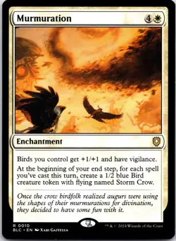 Murmuration 10 Rare Commander: Bloomburrow Magic: The Gathering Near Mint - Image 1