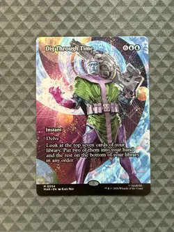 MTG Dig Through Time #0054 Borderless Mythic Marvel Universe Eternal-Legal (MAR) - Image 1