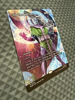 MTG Dig Through Time #0054 Borderless Mythic Marvel Universe Eternal-Legal (MAR) - Image 3
