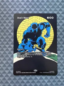 MTG Don’t Move #0043 Borderless Mythic Marvel Universe Eternal-Legal (MAR) - Image 1