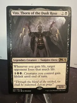 MTG Vito, Thorn of the Dusk Rose - Core Set 2021 - Image 1