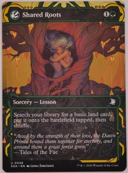 Shared Roots Extended Art Secrets of Strixhaven SOA 058 MTG - Image 1