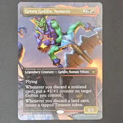MTG Green Goblin, Nemesis (Borderless Regular) Marvel's Spider-Man R 0023 SPE - Image 1