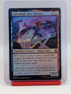 Speedball, New Warrior [Foil] #227 Magic Marvel Super Heroes - Image 1