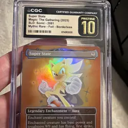MTG Super State Foil SLD Sonic Friends & Foes Borderless CGC 10 Pristine 🔥 - Image 1