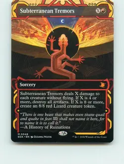 Subterranean Tremors - M48 - MTG - Secrets of Strixhaven: Mystical Archive (SOA) - Image 1
