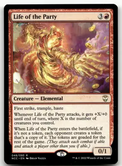 Life of the Party #48 (NM) Streets New Capenna NCC Magic MTG - Image 1