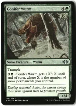 MTG Conifer Wurm [MH1 - 159] LP - Image 2