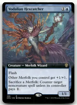 Vodalian Hexcatcher (Extended Art) #398 (NM) Dominaria United DMU Magic MTG - Image 1