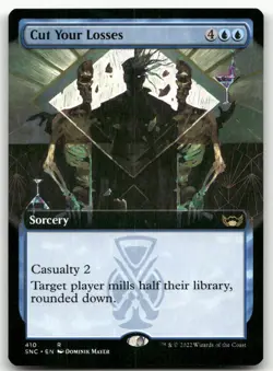 Cut Your Losses (Extended Art) #410 (NM) Streets New Capenna SNC Magic MTG - Image 1
