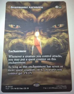 Beastmaster Ascension Foil Borderles Avatar: The Last Airbender NM MTG - Image 1