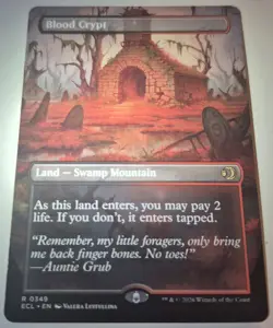 x1 Blood Crypt Blood Crypt ECL Lorwyn Eclipsed MTG 349 M/NM 1x - Image 2