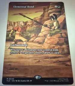 Magic: The Gathering Elemental Bond Enchantment Green 0040 2025 Avatar Set - Image 1