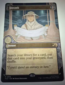 Entomb NM Showcase MTG Avatar: The Last Airbender TLE Unplayed Magic Gathering - Image 1