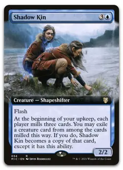 Shadow Kin (Extended Art) #54 (NM) Midnight Hunt MIC Magic MTG - Image 1