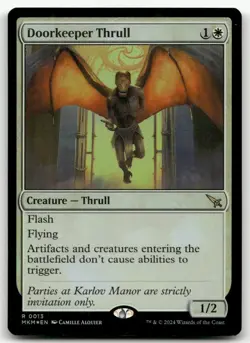 Doorkeeper Thrull #13 (Foil) (LP) Murders Karlov Manor MKM Magic MTG - Image 1