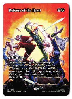 Defense of the Heart (Borderless) 76 MAR Magic: The Gathering Foil - Image 1