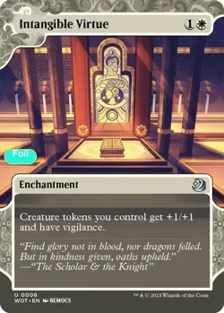 Intangible Virtue - Foil - WOT - 6 NM/LP - Image 1