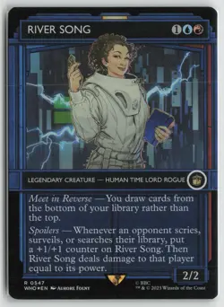 River Song (Showcase) LP Foil 547 Universes Beyond: Doctor Who MTG - Image 1