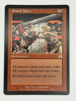 Grand Melee 211 Rare Onslaught Magic: The Gathering NM - Image 1