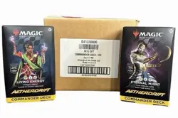 Magic: The Gathering Aetherdrift Commander Deck 4 Deck Case #SZI - Image 1