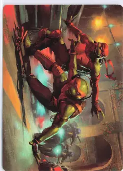 Raph & Mikey, Troublemakers 17/54 Art Series Teenage Mutant Ninja Turtles MTG NM - Image 1