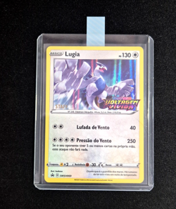 Pokemon TCG Lugia SWSH069 prerelease staff promo NM - Portuguese Brazil - Image 1