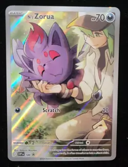POKEMON JOURNEY TOGETHER N'S ZORUA 189 PROMO TCG HOLO - Image 1