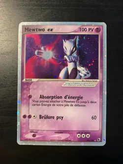 Carte Pokemon : Mewtwo EX 101/109 Holo Ex Rubis & Saphir Francaise - Image 1