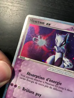 Carte Pokemon : Mewtwo EX 101/109 Holo Ex Rubis & Saphir Francaise - Image 2