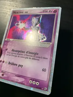 Carte Pokemon : Mewtwo EX 101/109 Holo Ex Rubis & Saphir Francaise - Image 4