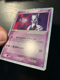 Carte Pokemon : Mewtwo EX 101/109 Holo Ex Rubis & Saphir Francaise - Image 5